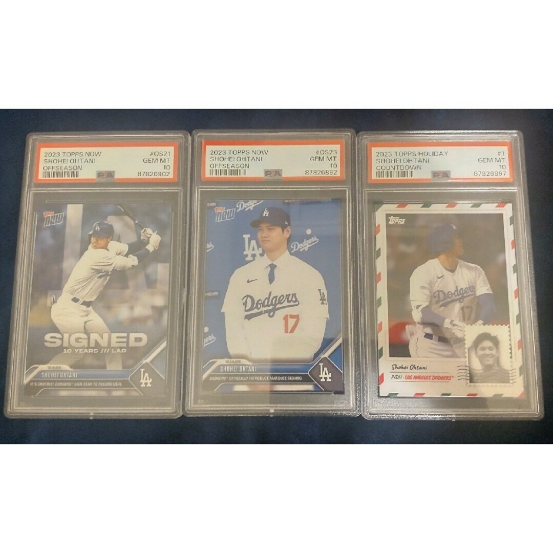 大谷翔平 伝説の日 ラインナップカード MLBホログラム認証 大谷翔平