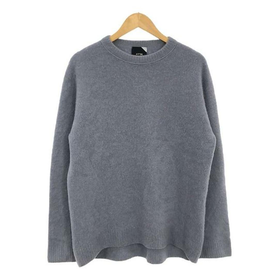 ATON - ATON / エイトン | カシミヤ クルーネックニット | 04 | グレー