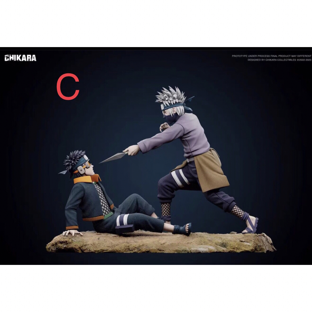 NARUTO ナルト うちはオビト のはら リン ガレージキット スタチュー①