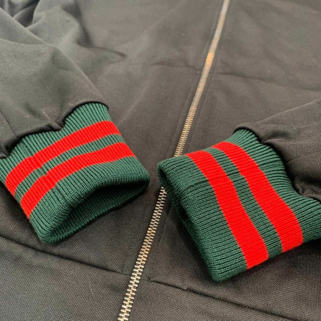 ☆超美品☆GUCCI トラックジャケット ロゴ シェリーライン 黒 Sサイズ