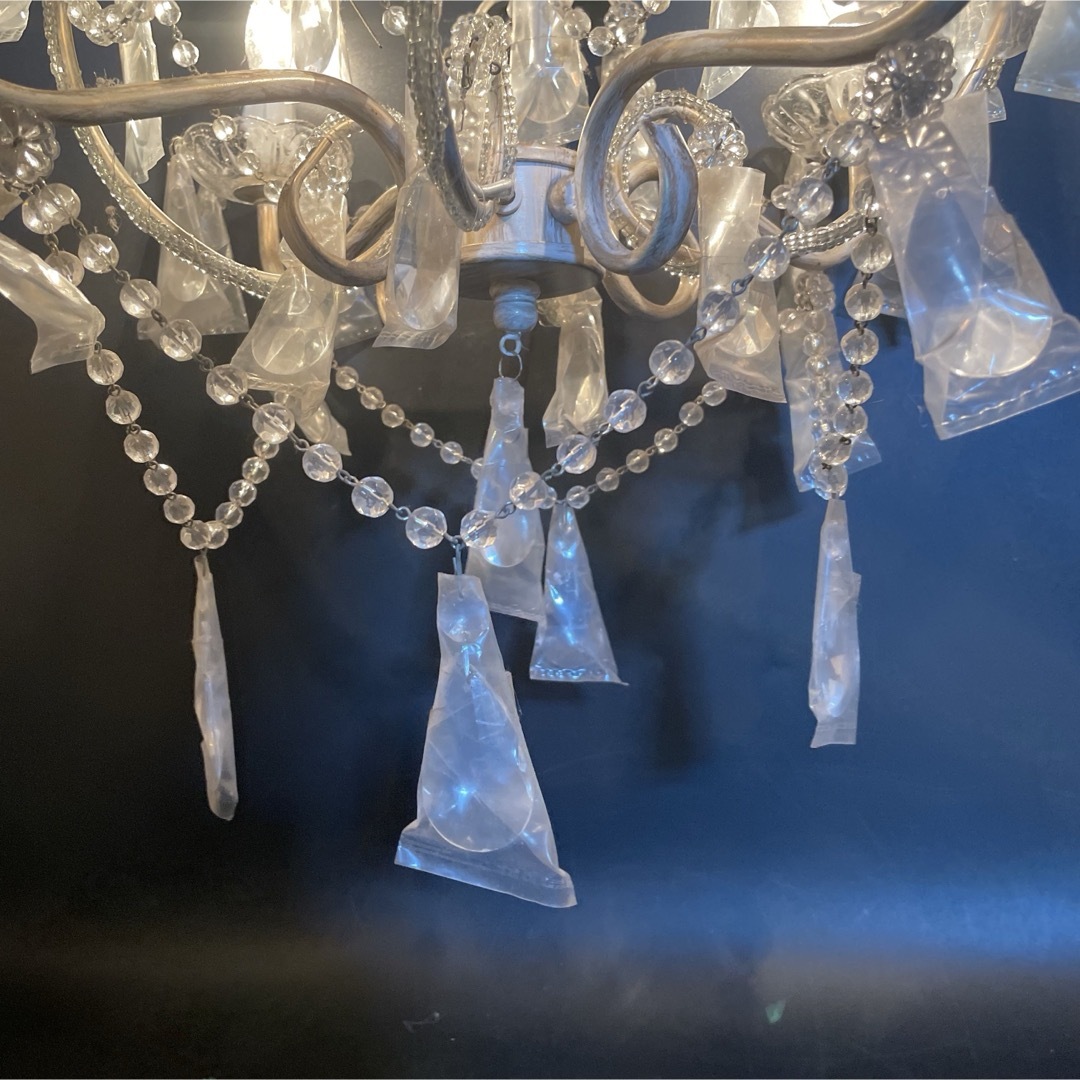 新品未使用 シャンデリア アンティーク ヴィンテージ ゴールド