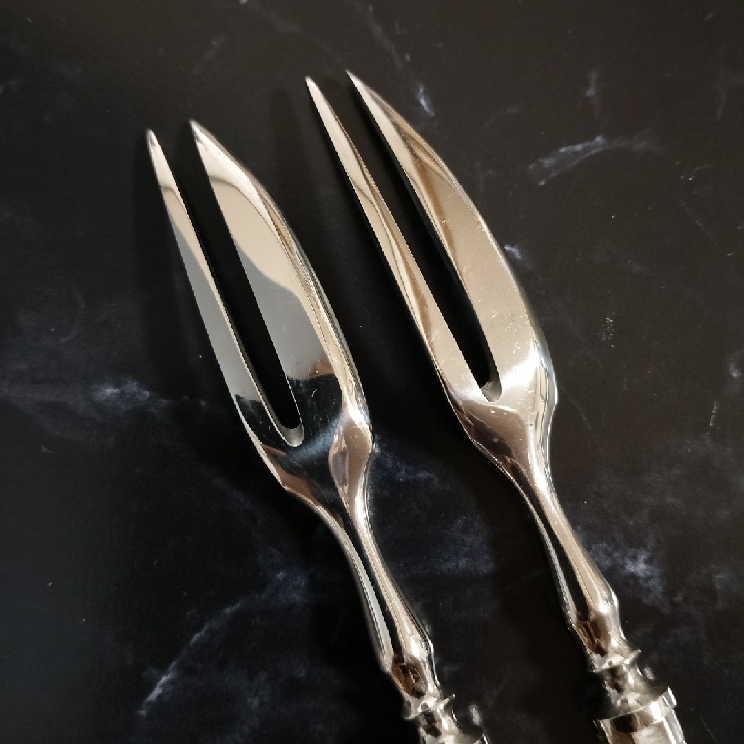 アンティークデザートフォーク2本