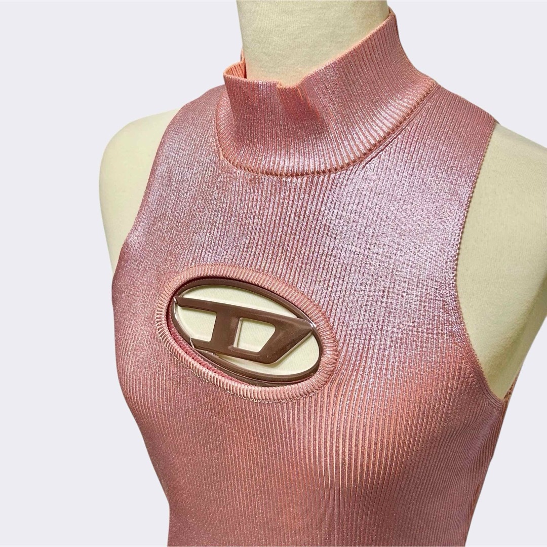 極美品✨DIESEL ミニワンピース ドレス ピンク タイト レディース 高級