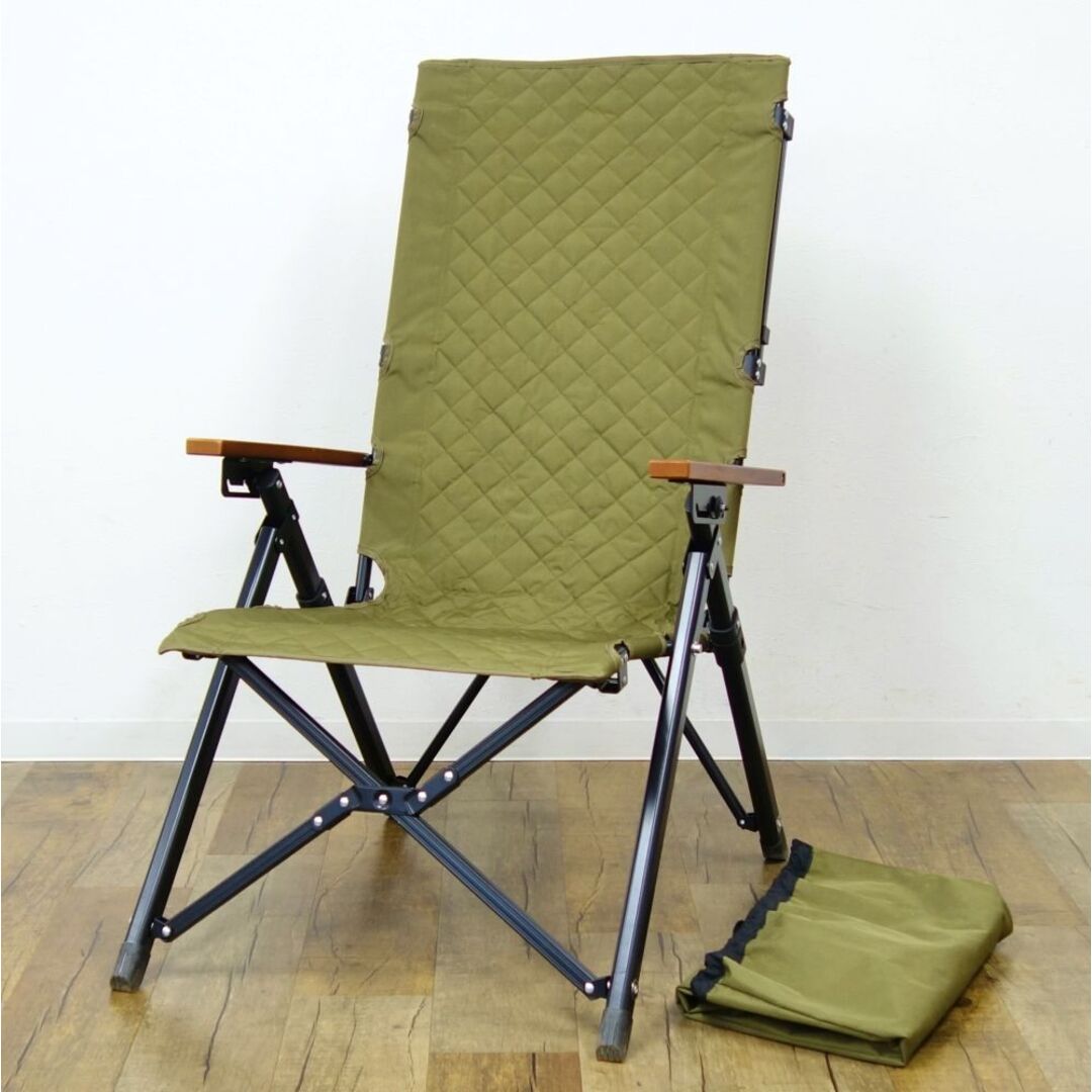 アルペンアウトドアーズ ハイバックチェア オリーブカラー｜アルペン