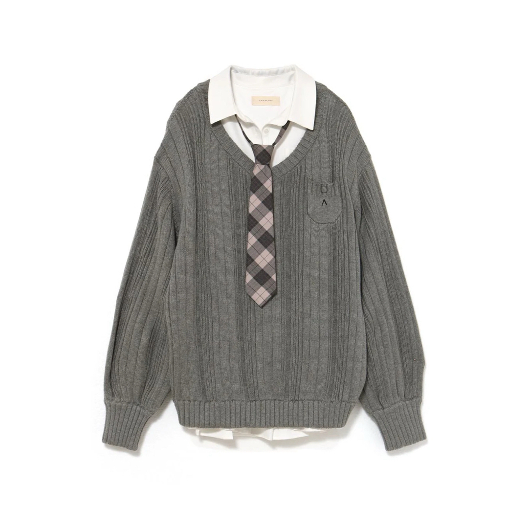 andmary ♡ Mimi girls set mini dress GRAYの通販 by ♡minpash匿名