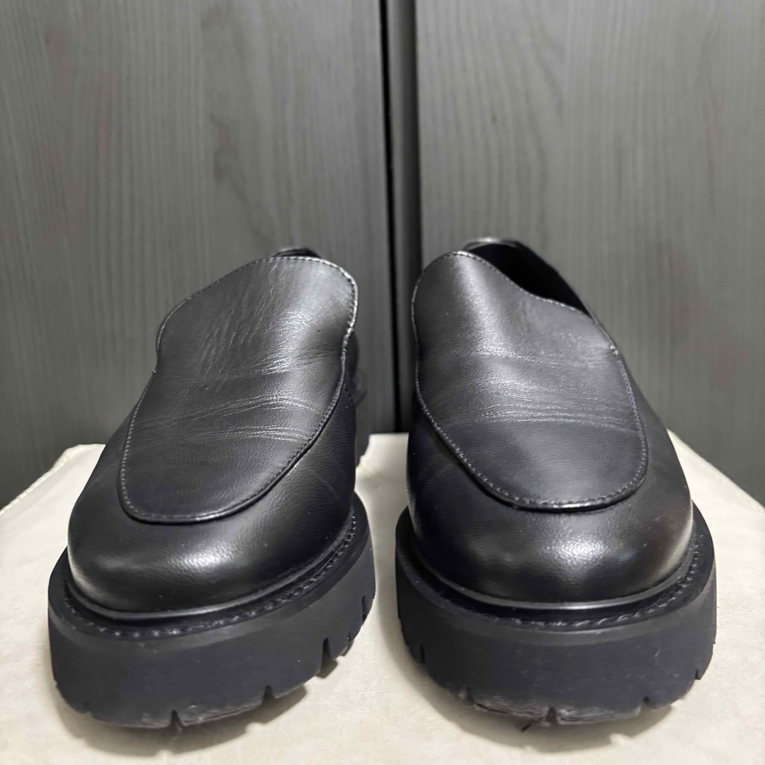 カミナンド PLAIN LOAFERS プレーン ローファー ブラック