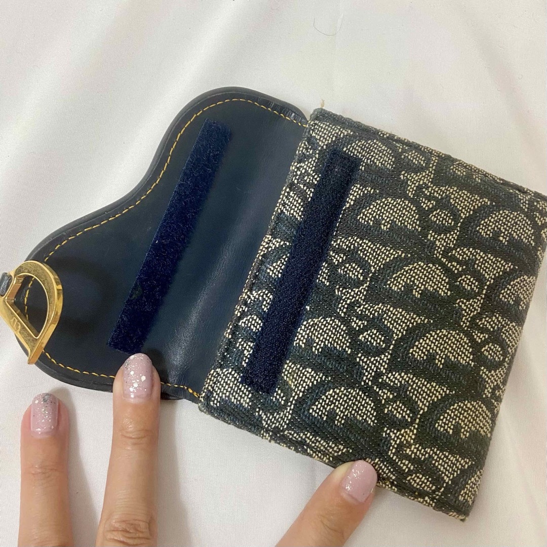 Christian Dior - ディオール トロッター柄 サドルコンパクト 二つ折り