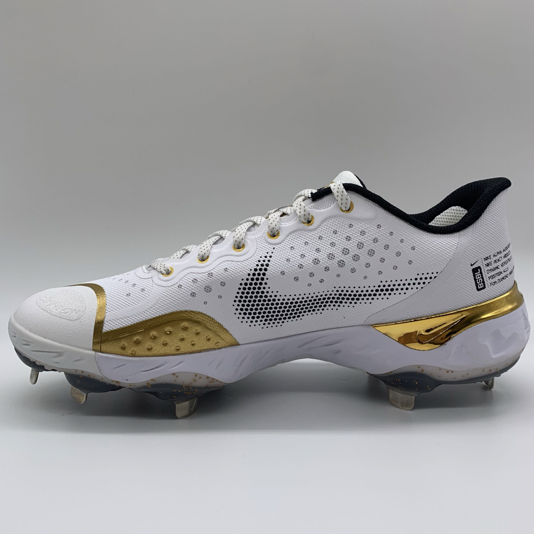 NIKE - NIKE 野球 スパイク ホワイト ゴールド 白 金 27.5