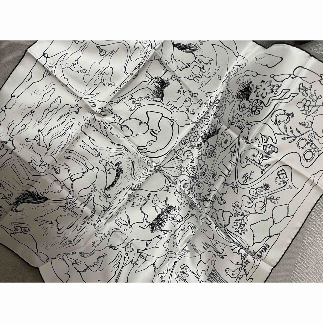 HERMES - 値下げ！エルメス 2023秋冬 カレ90 《千と一のウサギ》新品未