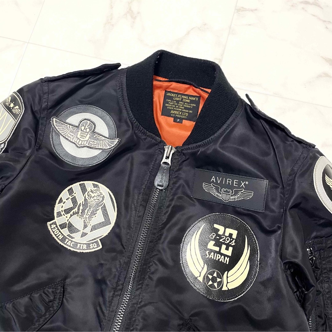 美品 希少 アヴィレックス L-2A トップガン フライトジャケット 芸能人着用