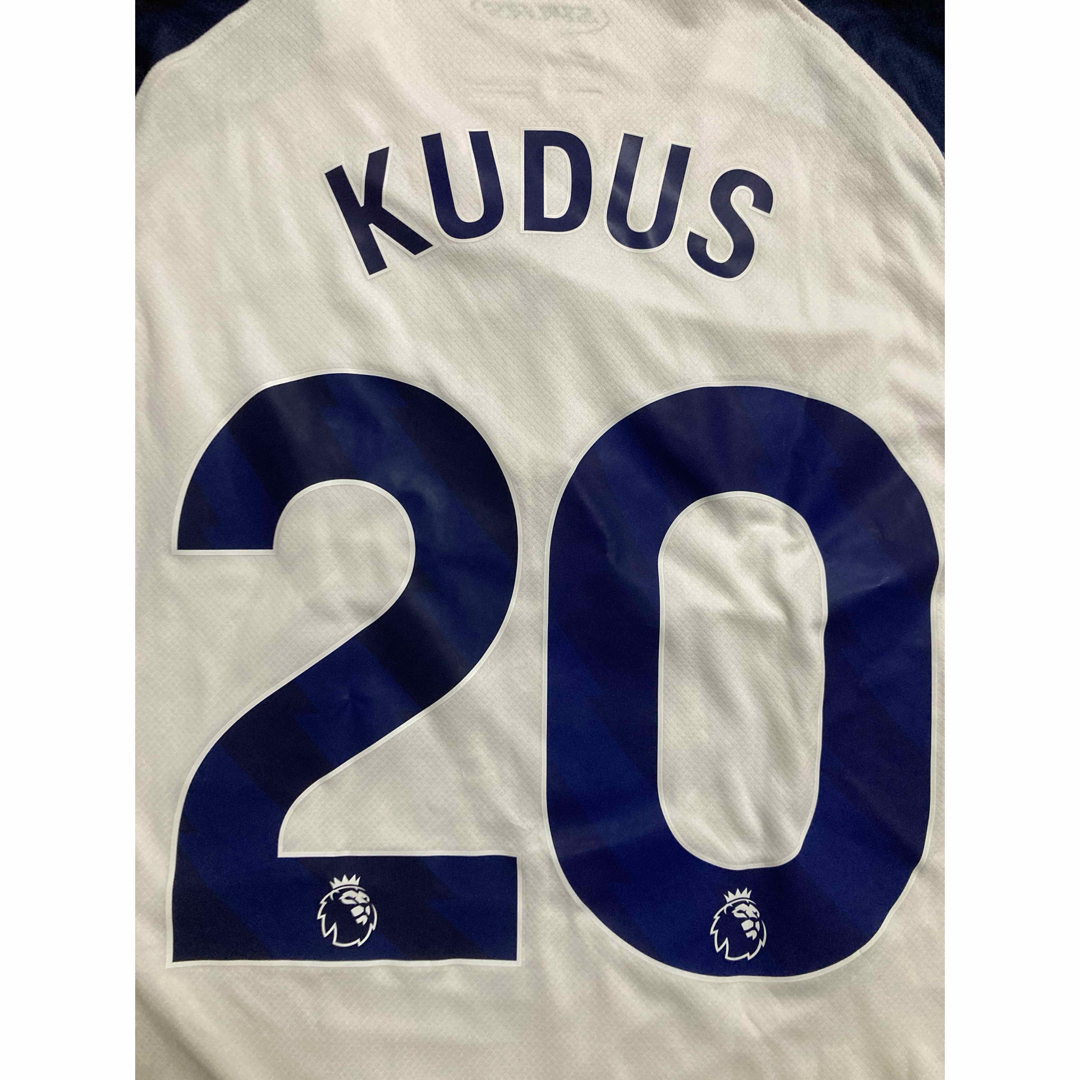 新品タグ付き】トッテナム2025-26ホームユニフォーム20番 クドゥス