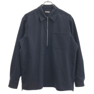COMOLI - 【未使用品】COMOLI 22/AW コットンシルク長袖クルー NAVY