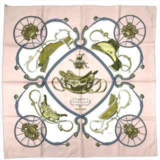 HERMES - エルメス HERMES カレ90 SPRINGS スプリングス 馬車柄 LEDOUX