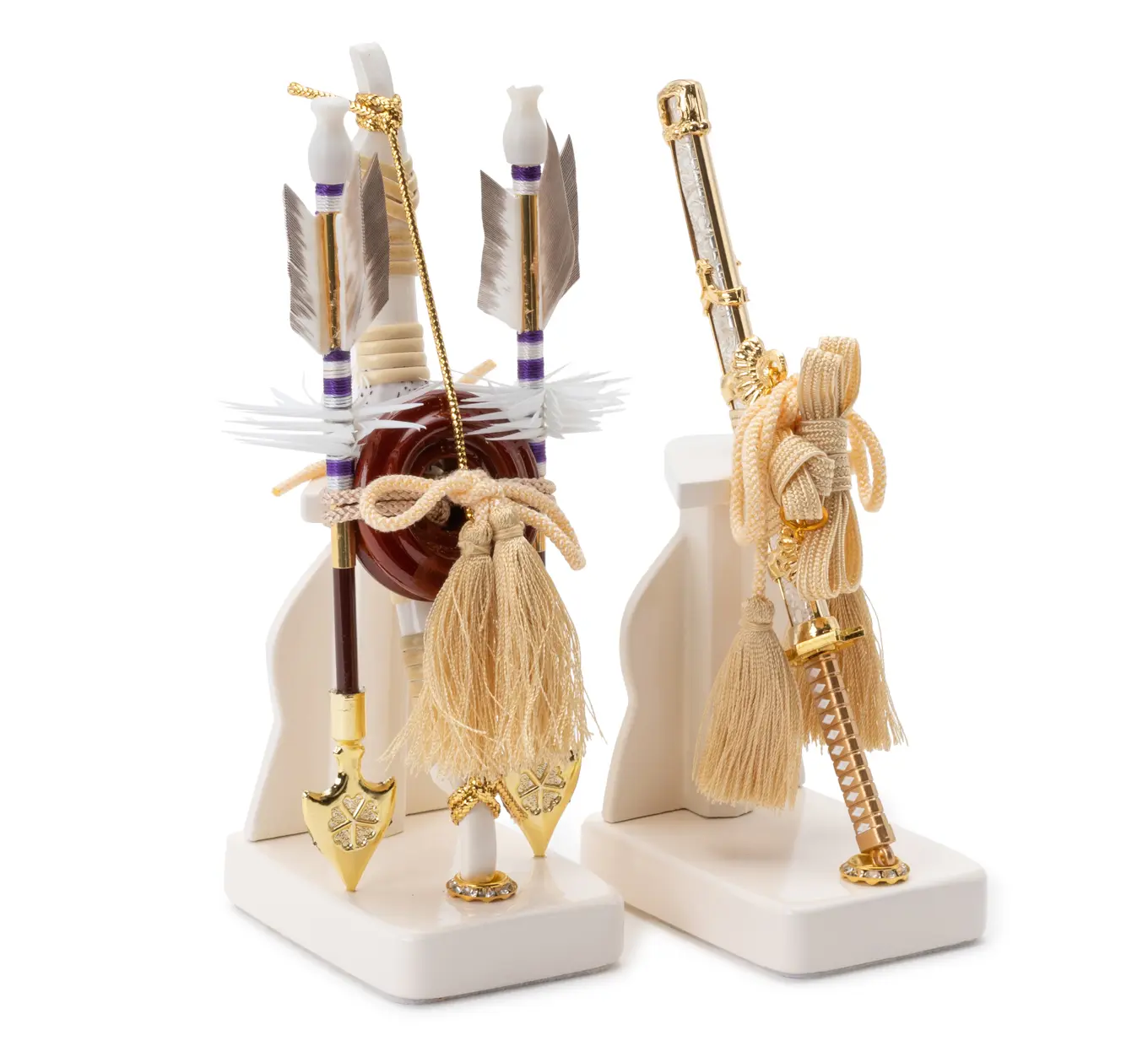 五月人形「弓太刀 5号 ナチュラルホワイト（WEB限定）」｜五月人形の