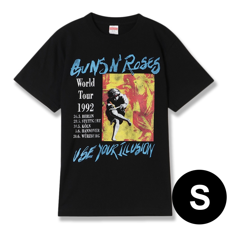 World Tour 1992 Use Your Illusion Tシャツ（Black） サイズS : Guns