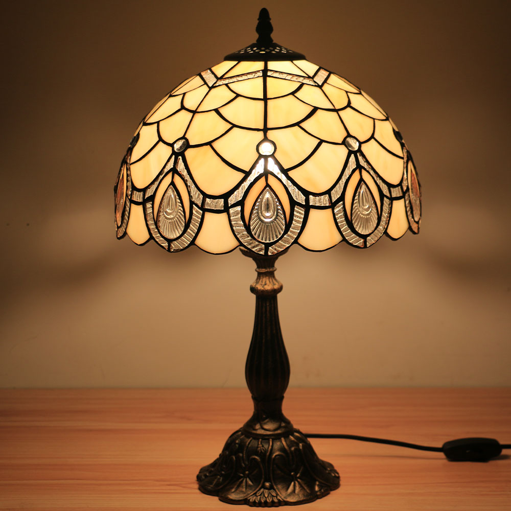 テーブルランプ ステンドグラスランプ デスクライト ガラス 枕元 卓上