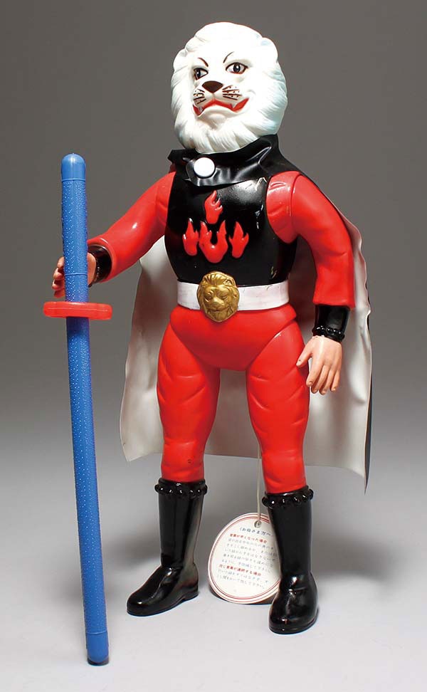 当時もの ブルマァク 快傑ライオン丸 ソフビ ピープロ うしおそうじ