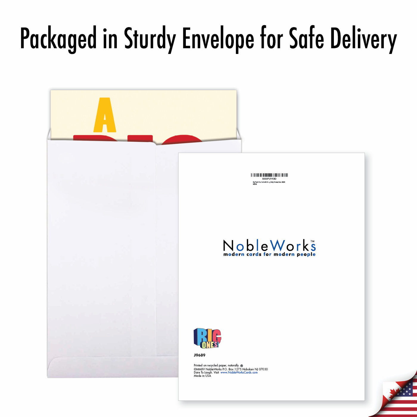 Big Thank You: Funny Thank You Jumbo Greeting Card