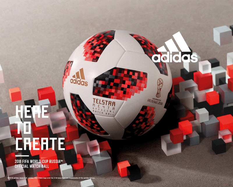 アディダス テルスター 18 ロシア W杯 5号球 AF5300 未使用品 adidas