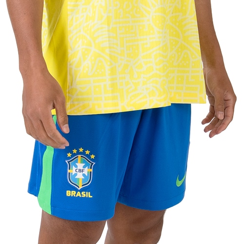 超貴重‼️ ブラジル代表 選手実使用TRパンツ ブルー US・L 超貴重