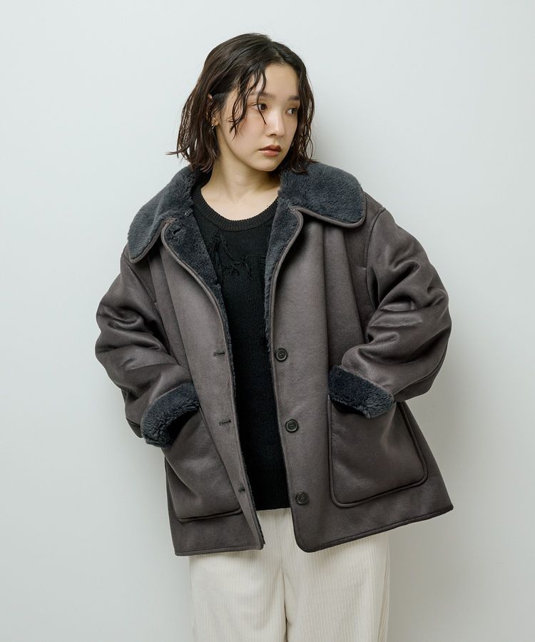 フェイクムートンジャケット/Green Parks（グリーン パークス）の