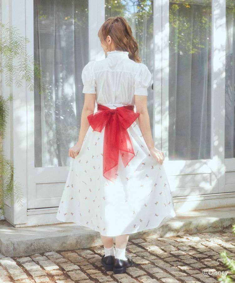 ミッキー / 総柄リボンフレアスカート/Areeam（アリーム）のフレア