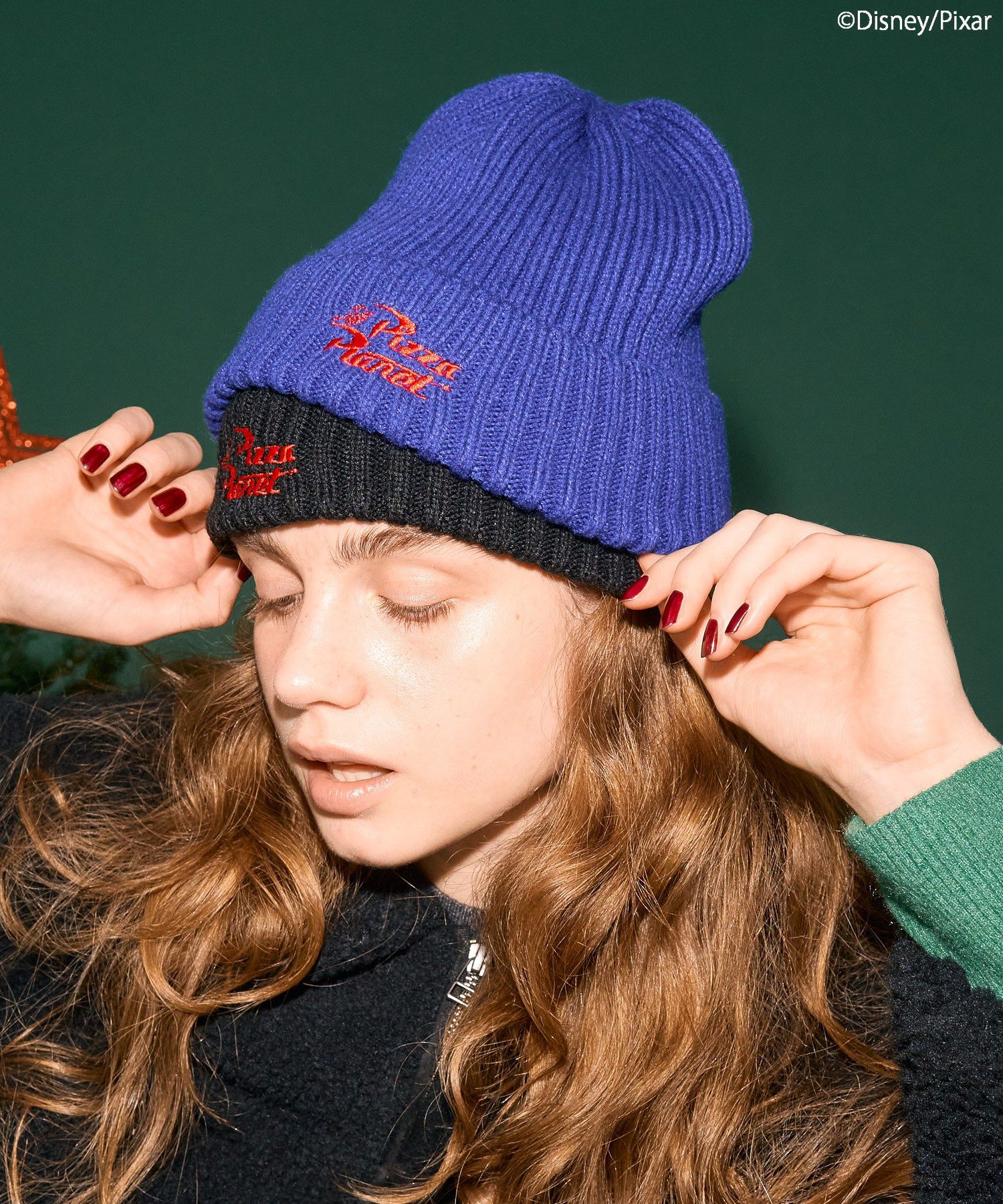 PIZZA PLANET】ニットCAP/Disney collection by AMERICAN HOLIC
