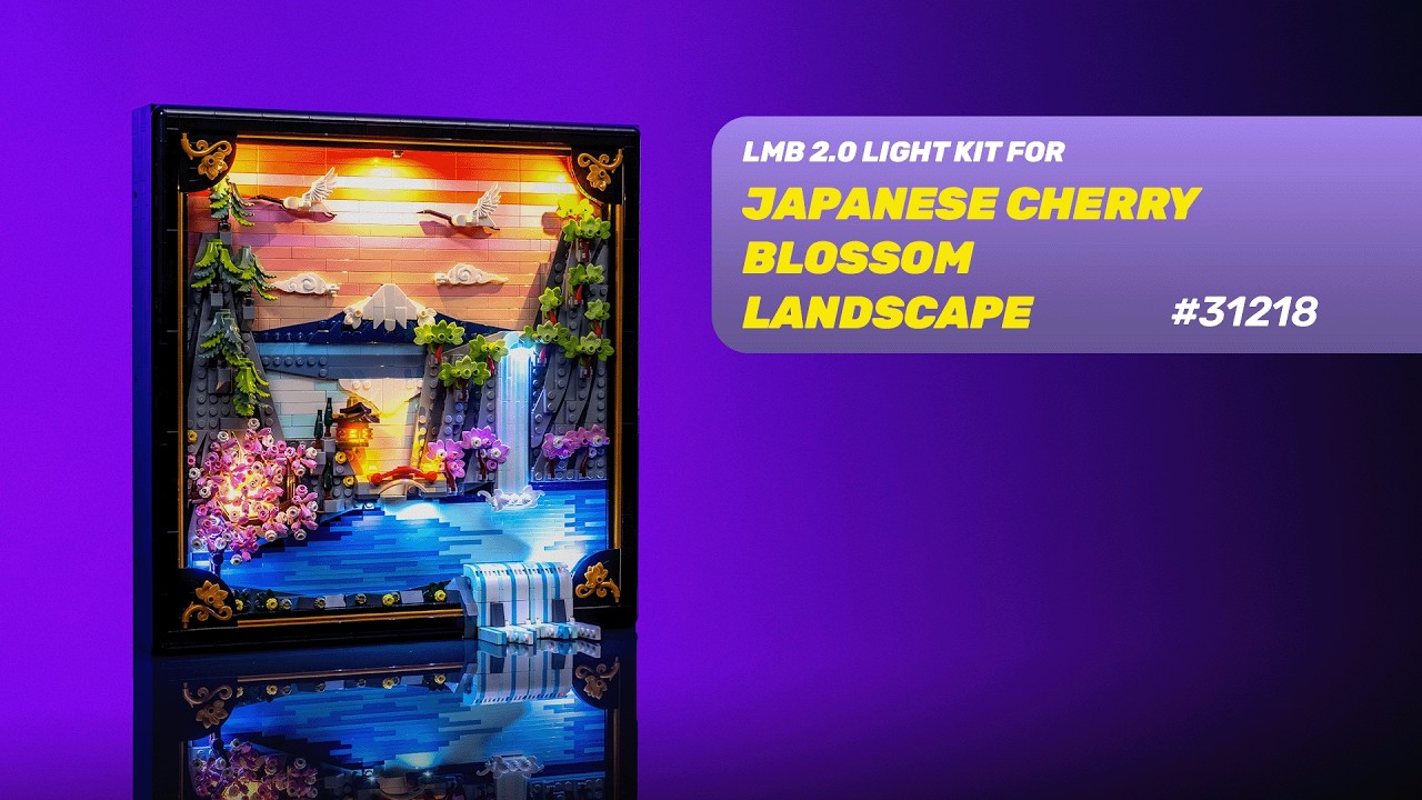 Light Kit for LEGO® Japanese Cherry Blossom Landscape #31218