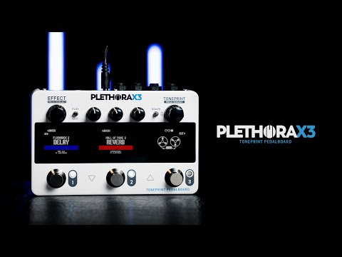 TC Electronic Plethora X3 TonePrint Multi-FX Pedalboard | Sweetwater