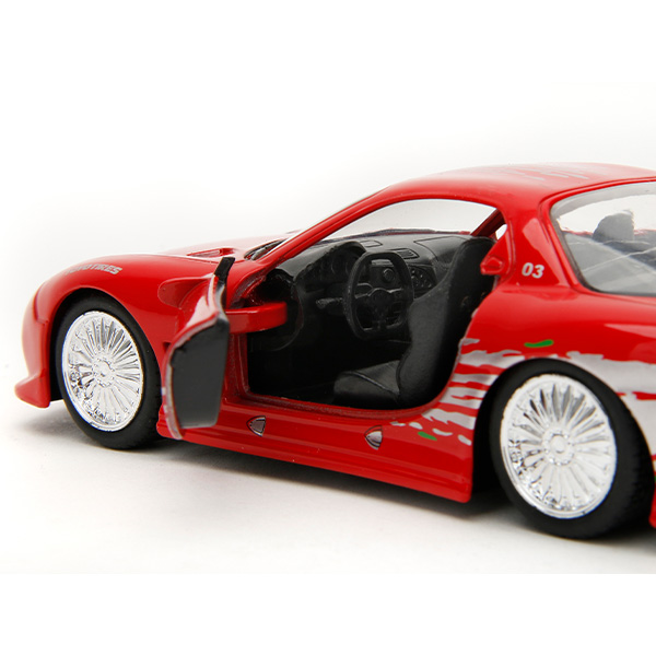 JADATOYS 1:32 ワイルドスピードダイキャストカー DOM'S MAZDA RX-7