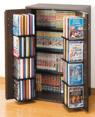 2月末頃予定。鍵付収納名人 ホワイト CD・DVD・Blu-ray・コミック収納