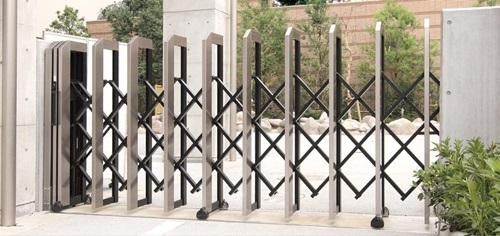 四国化成の大型アコーディオン門扉ALXⅡを定価の50％オフで販売中