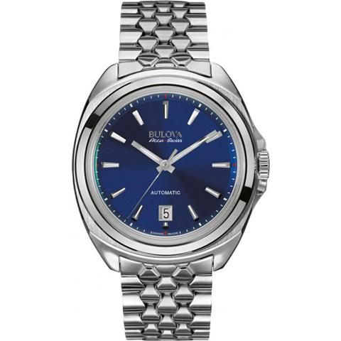 ブローバ 腕時計 アキュスイス テルク 63B186 ブルー×ステンレス