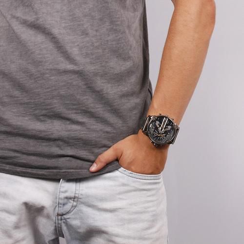 ディーゼル/時計/ミスターダディー/DZ7331/デニムダイアル×ブラック