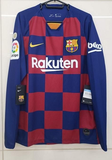 FCバルセロナ（H）19/20 長袖 グリーズマン＃7 パッチ2個付！