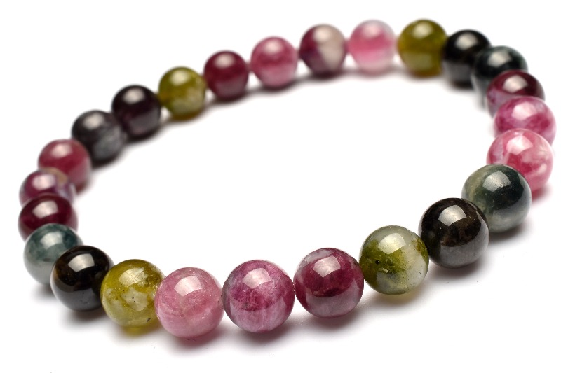 1点物】希少カラー入り◇マルチカラー MIXトルマリン 7.5mm