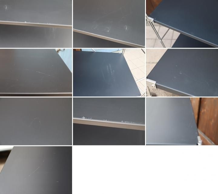 無印良品(MUJI)の人気のステンレスユニットシェルフ/ダークグレーです