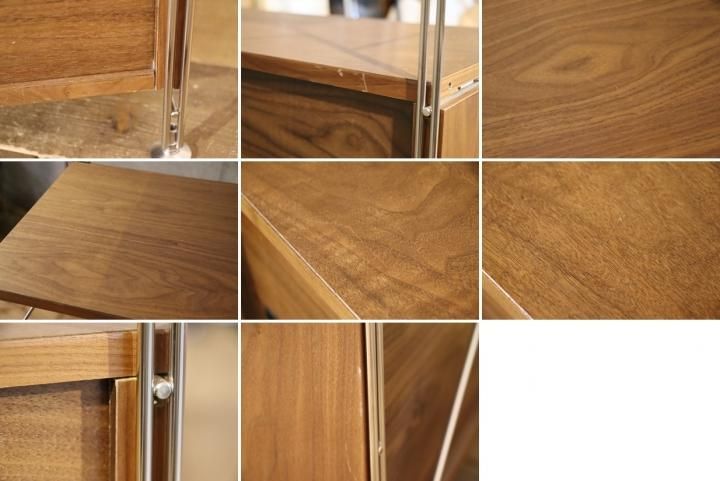 MUJI（無印良品）よりステンレス×ウォールナット材引き戸付きユニット