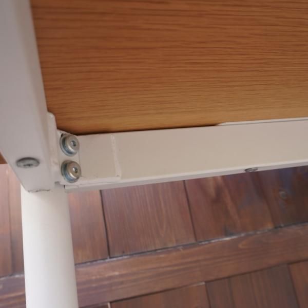 人気の無印良品(MUJI)のオーク材 システムデスクデスク パーティション