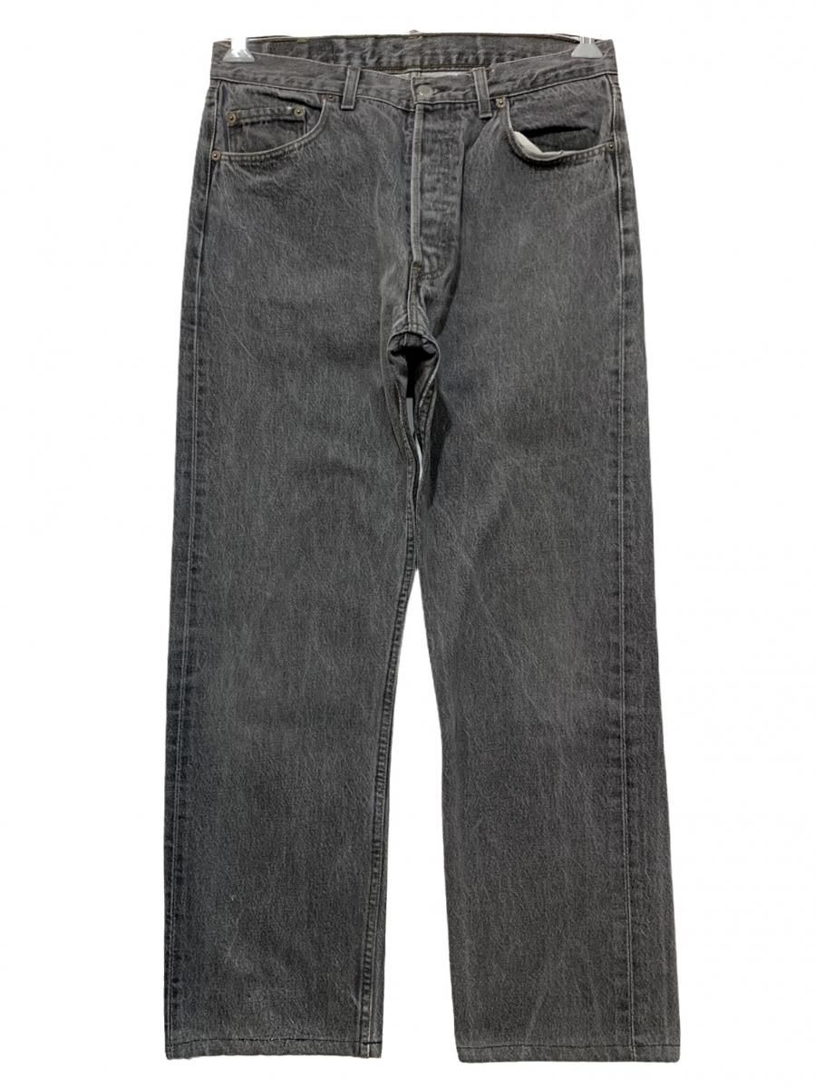 フランス製 90s Eoro Levi's 501 Black Denim Pants 黒 W32×L28 ユーロ