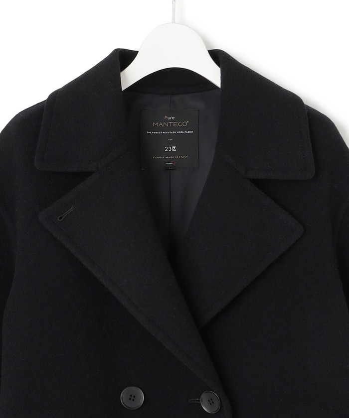 滝沢眞規子さん着用】MANTECOPureリバー Pコート(507416332)｜阪急