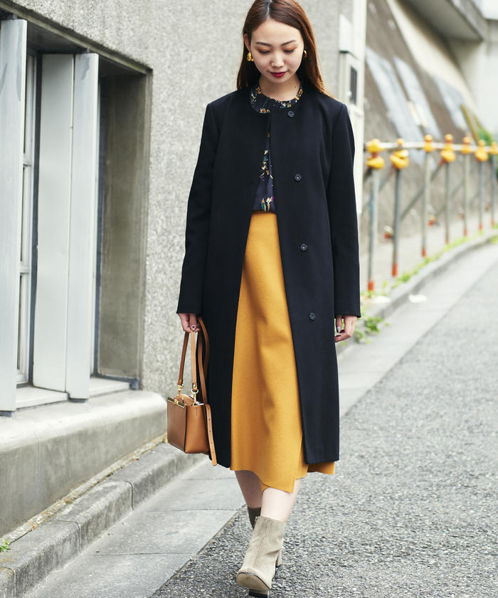 Tomorrowland トゥモローランドキャメルロングコート