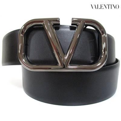 ヴァレンティノ(VALENTINO) メンズ 小物 ベルト レザーベルト Vロゴ