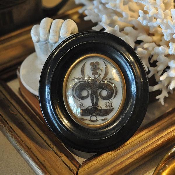 ルリケールヘアアートゴシック調1900年製フランスアンティーク