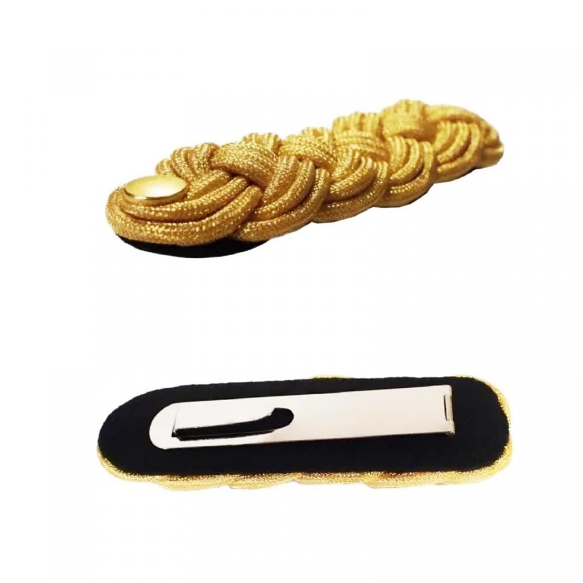 消防金糸レニヤード金具付 飾り緒 肩章セット - 消防ユニフォーム