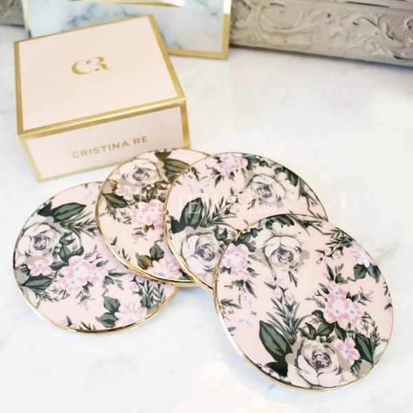 即納可！】オーストラリア雑貨 コースター4個set「ベルドフルール