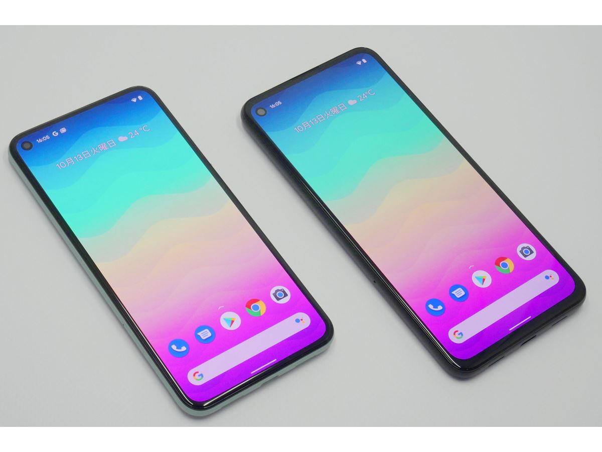 どっちを買う？ Google「Pixel 5」「Pixel 4a (5G) 」比較レビュー