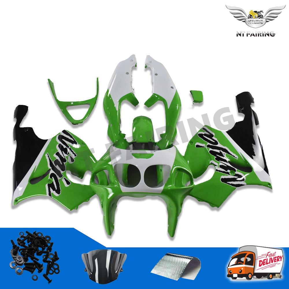 Fit for 1996 1997 1998 2003 Kawasaki Ninja ZX7R Green ABS Fairing
