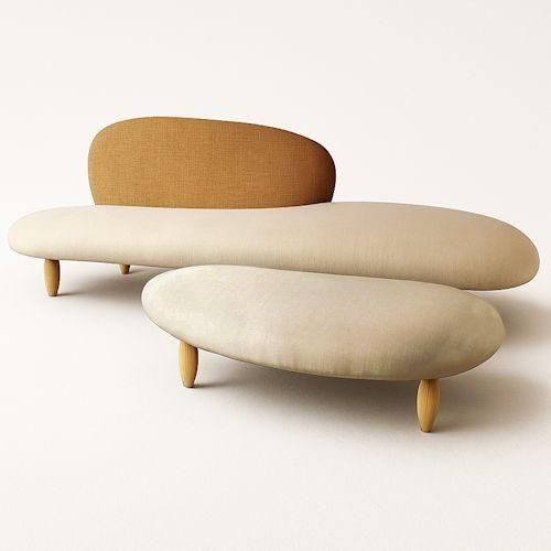 イサム・ノグチ/Freeformフリーフォームソファリプロダクト【タイプC