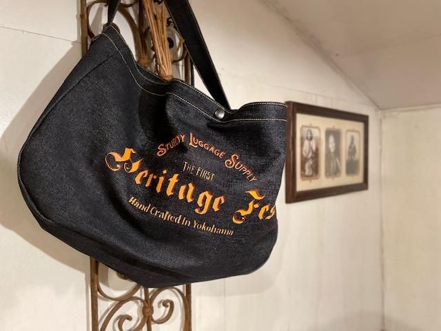Heritage Sturdy Luggage Supply 'Denim Newspaper Bag' | ヘリテージ